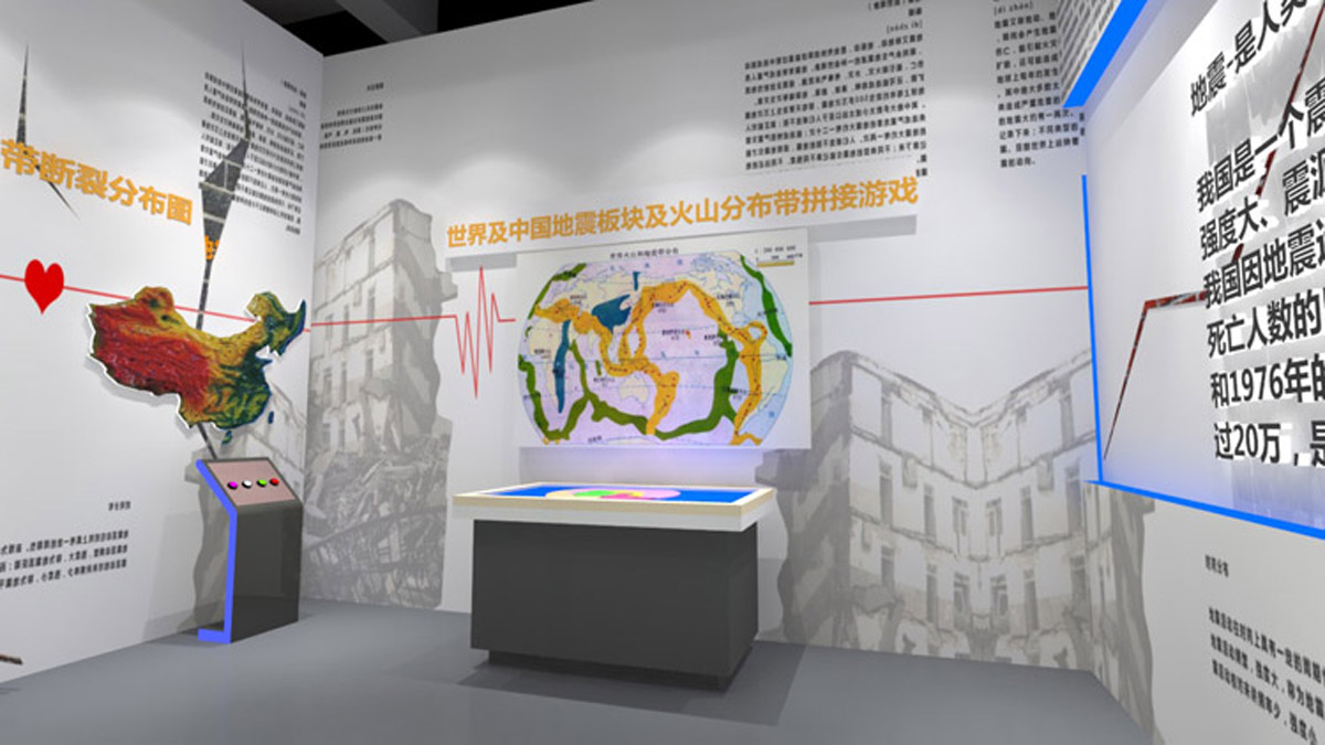互动电影世界及中国地震板块及火山分布带