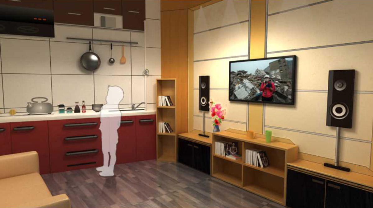 互动电影模拟厨房灭火