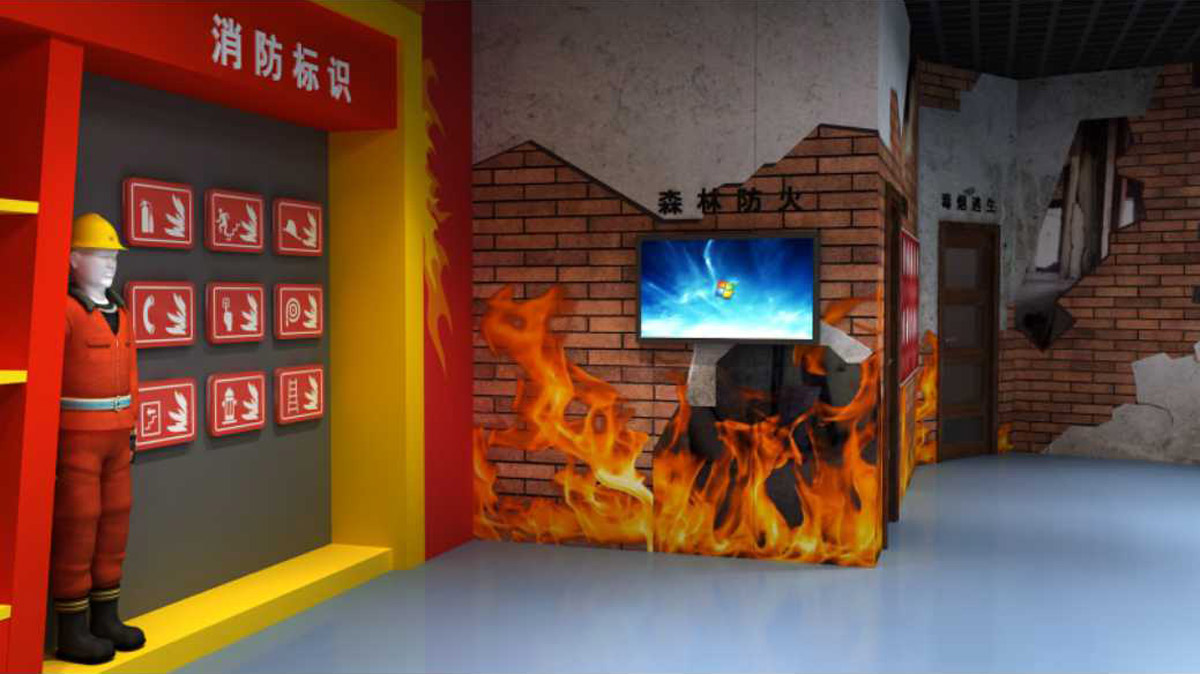 墨玉互动电影模拟灭火考试系统