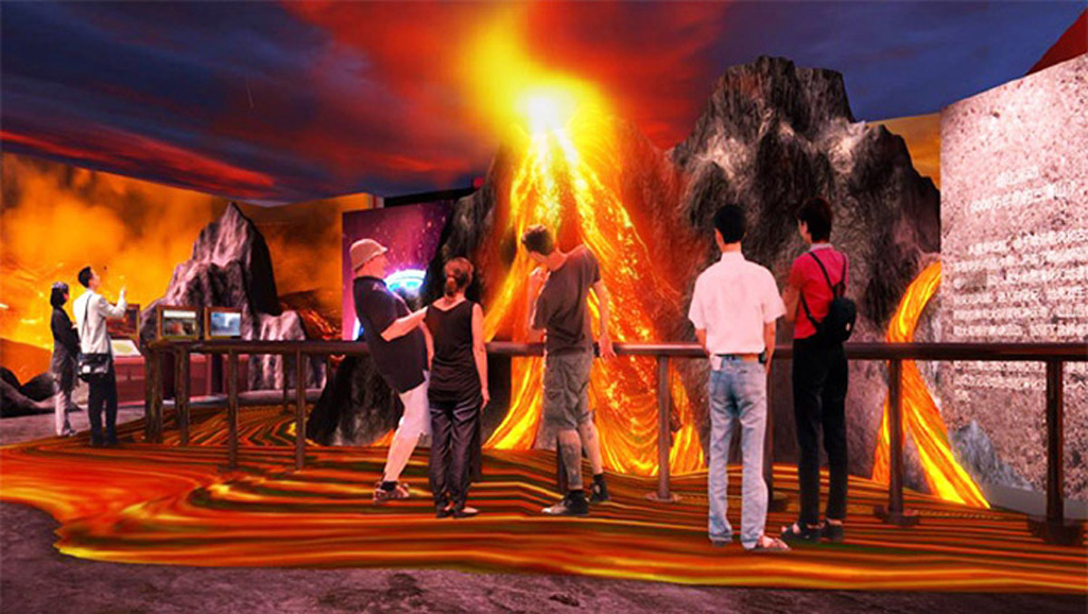 拜城互动电影火山探险体验
