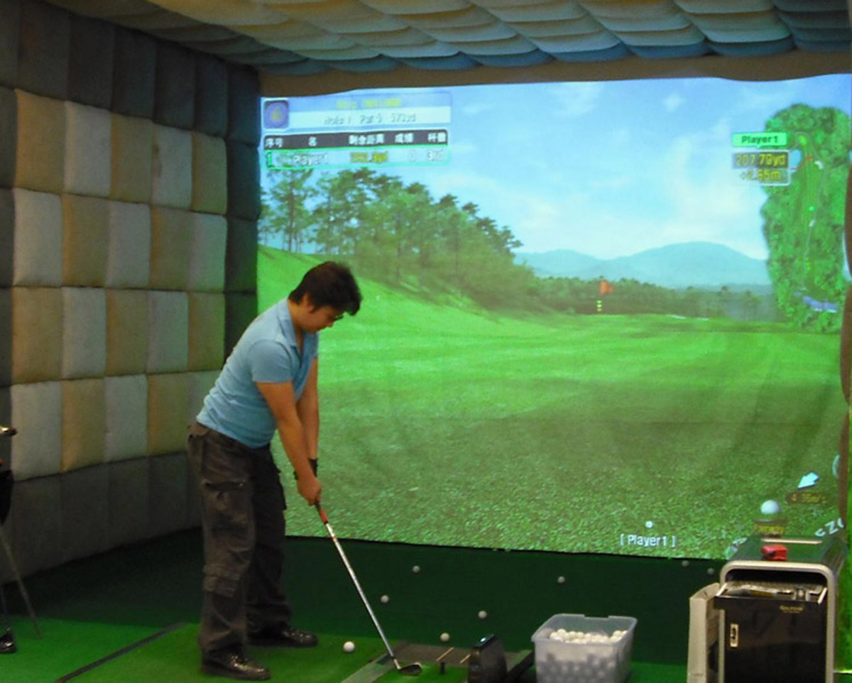 蕉岭互动电影模拟高尔夫