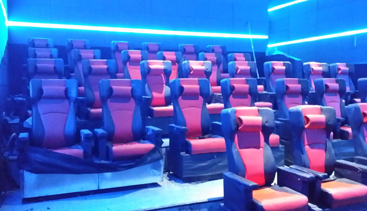 富平互动电影六自由度4D动感座椅